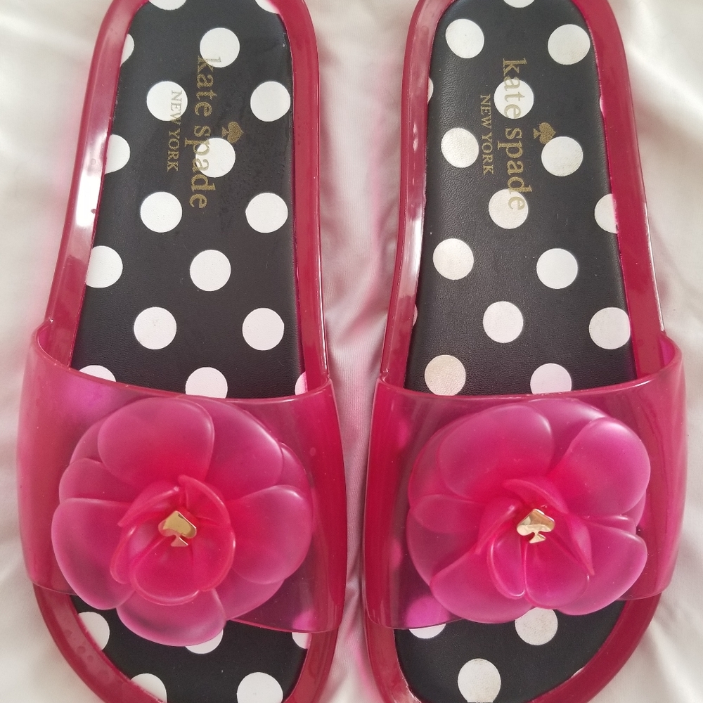 Kate Spade sandals,  pink jelly,  size7